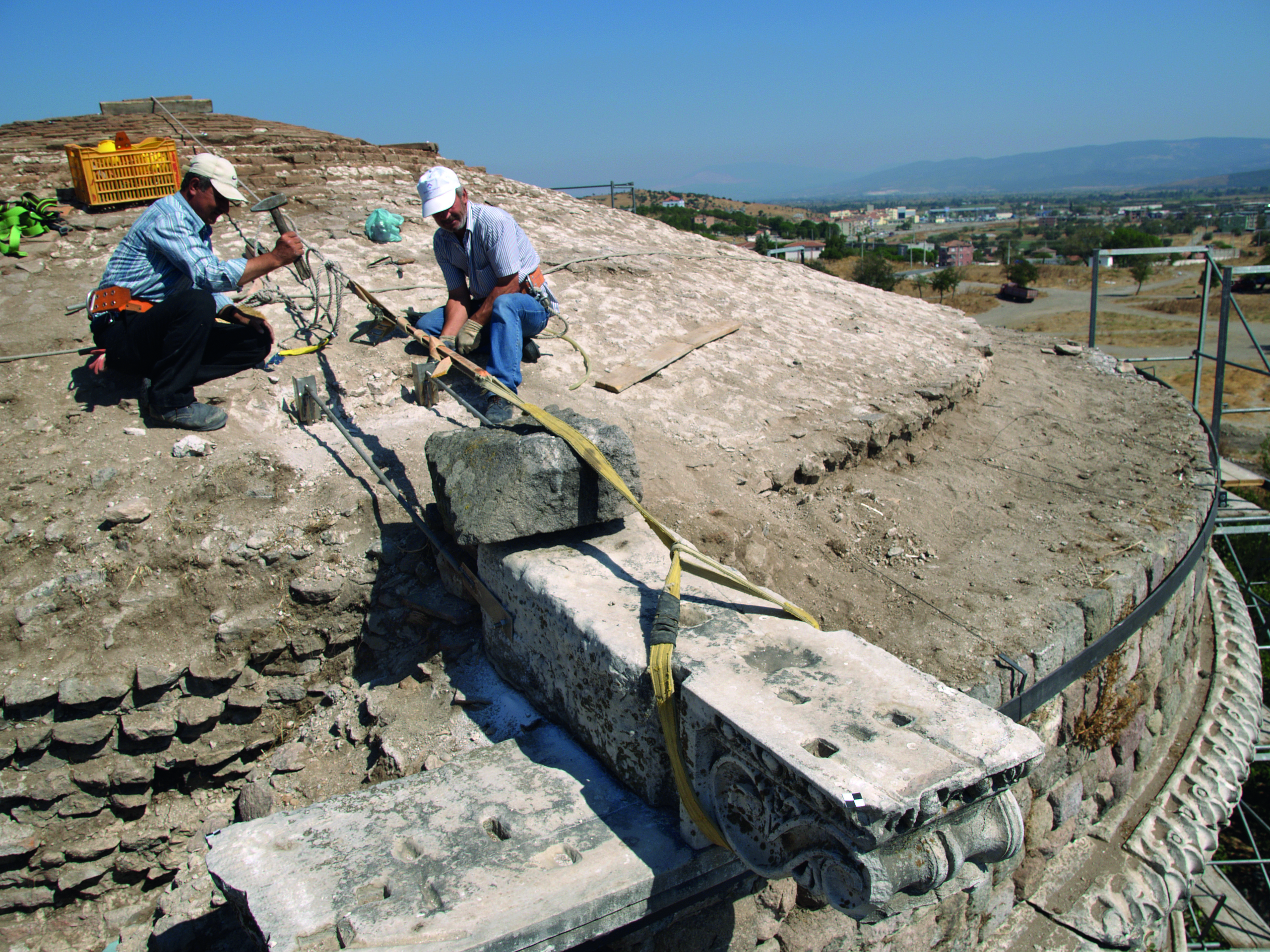 Konservierungsarbeiten in Bergama | Foto: Martin Bachmann, DAI